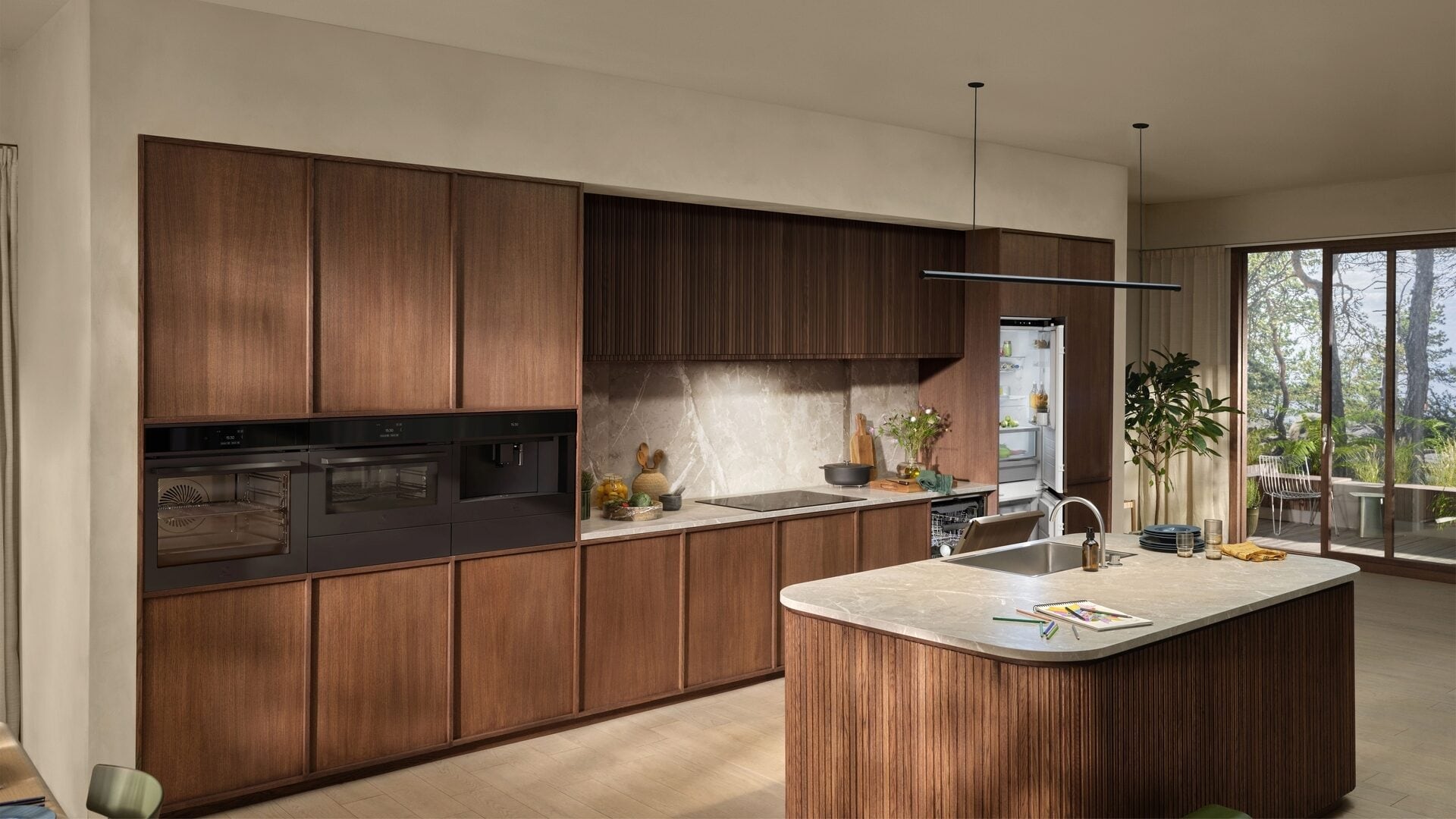 A modern kitchen from Electrolux.